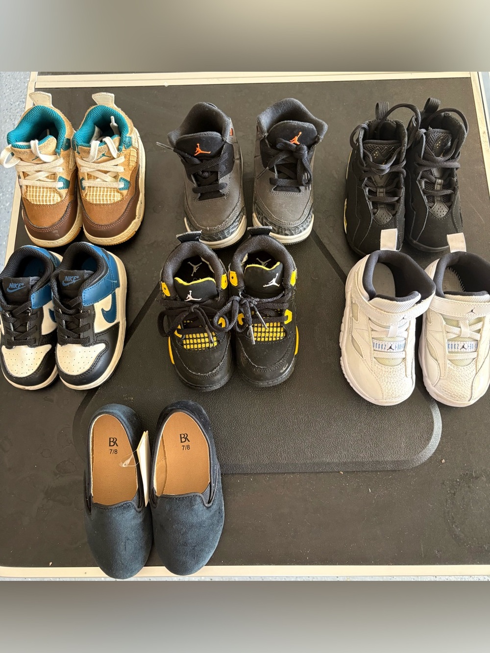 Lot of Baby Toddler Boy Jordan’s Nike BR shoes